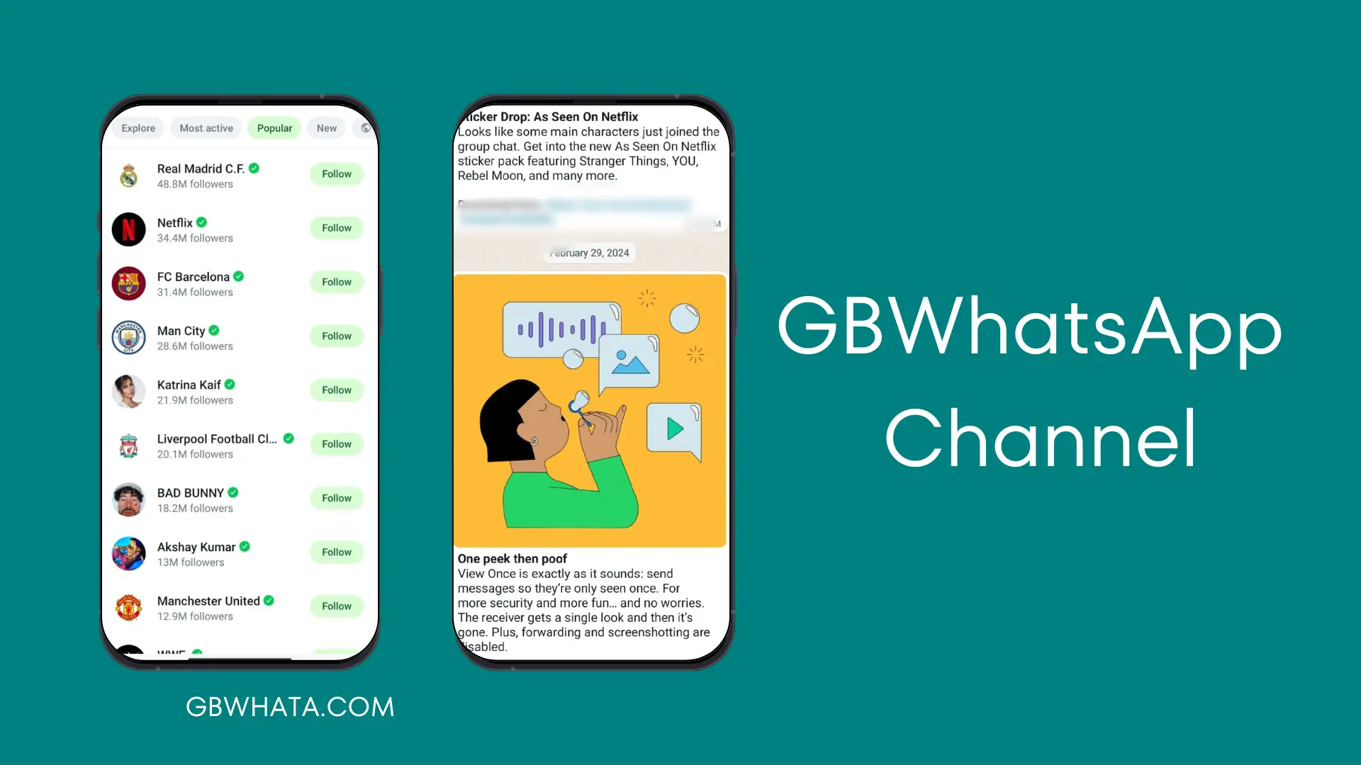 GBWhatsApp Channels